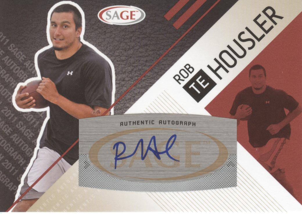 2011 SAGE Autographs Red #17 Rob Housler