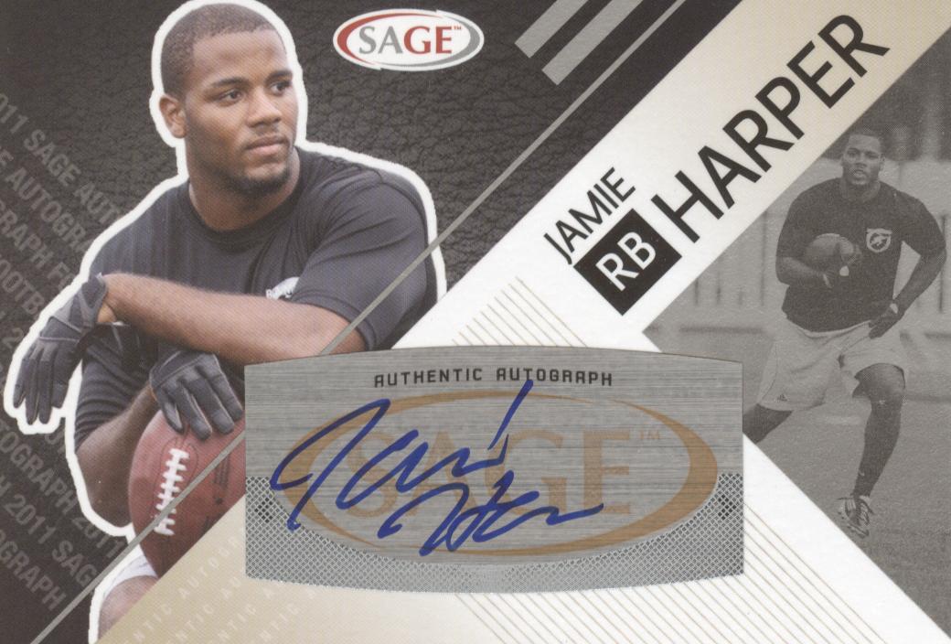 2011 SAGE Autographs Silver #14 Jamie Harper
