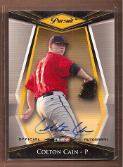 2011 TRISTAR Pursuit Autographs Gold #67 Colton Cain
