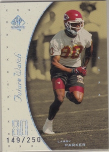 1999 SP Authentic Excitement #135 Larry Parker