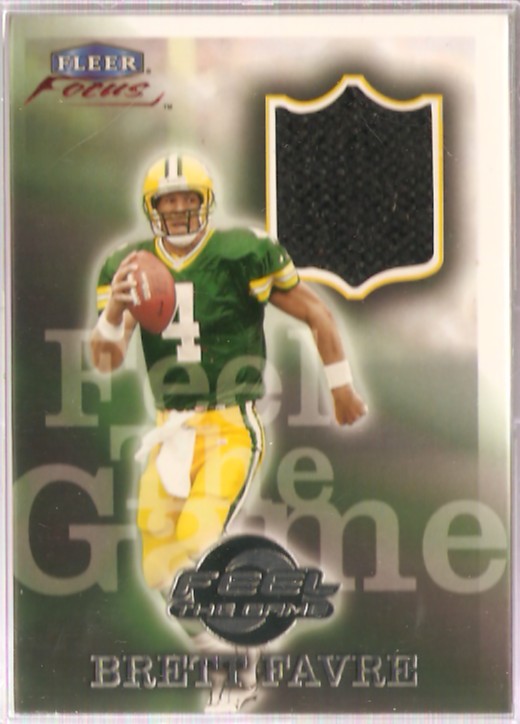 1999 Fleer Focus Feel the Game #3FG Brett Favre Shoe