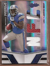 2010 Absolute Memorabilia Rookie Premiere Materials AFC/NFC Spectrum Prime #207 Jahvid Best