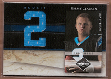 2010 Limited Rookie Jumbo Jerseys Jersey Number #24 Jimmy Clausen