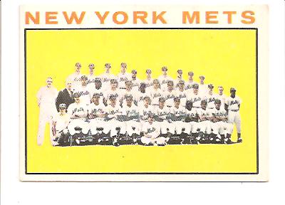 1964 Topps #27 New York Mets TC