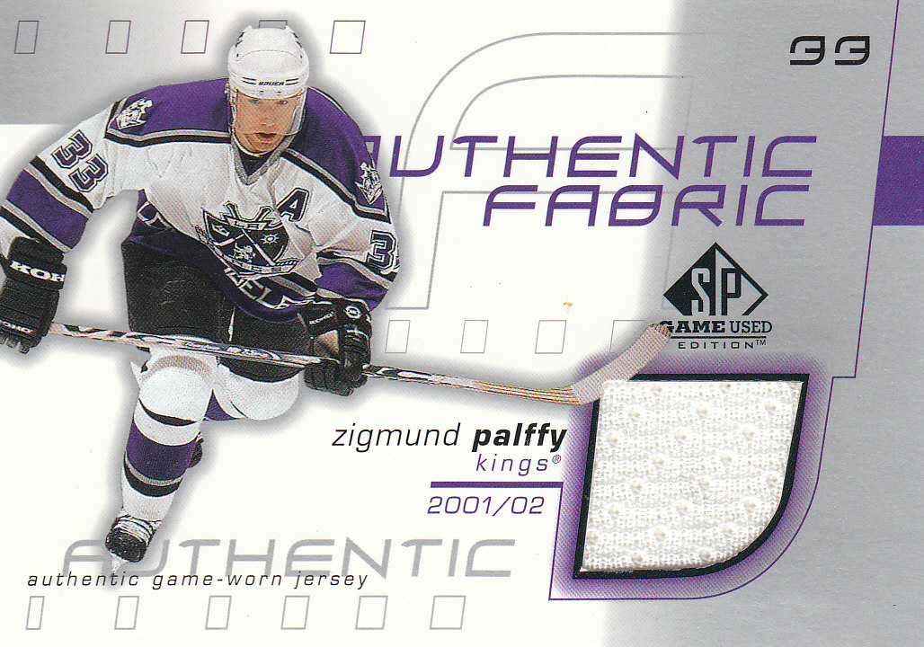 2001-02 SP Game Used Authentic Fabric #AFZP Zigmund Palffy