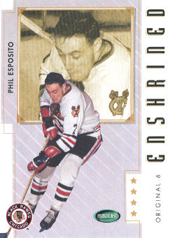 2003-04 Parkhurst Original Six Chicago #87 Phil Esposito