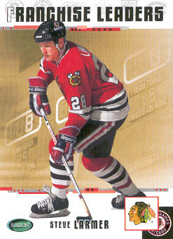 2003-04 Parkhurst Original Six Chicago #100 Steve Larmer