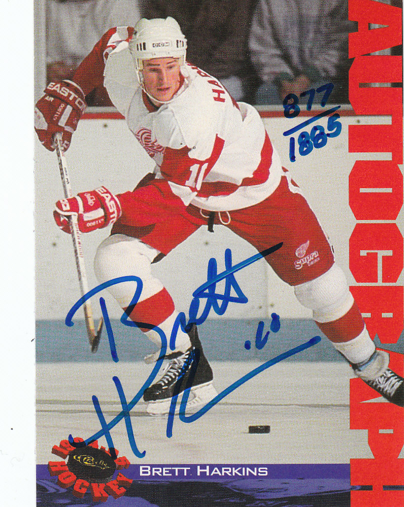 1994 Classic Autographs #NNO Brett Harkins/1885