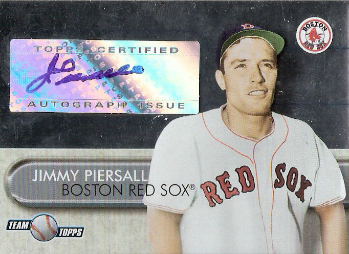 2006 Topps Team Topps Autographs #JP1 Jimmy Piersall