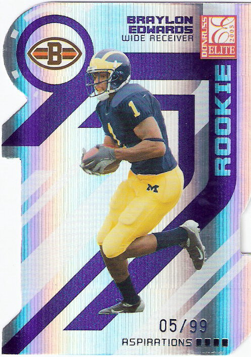 2005 Donruss Elite Aspirations #113 Braylon Edwards/99