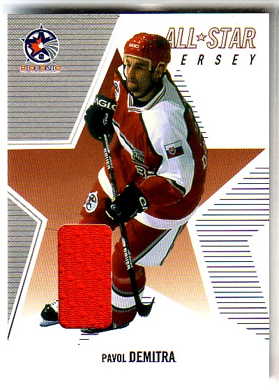 2002-03 BAP Memorabilia All-Star Jerseys #ASJ10 Pavol Demitra