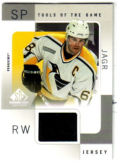 2000-01 SP Game Used Tools of the Game #JJ Jaromir Jagr