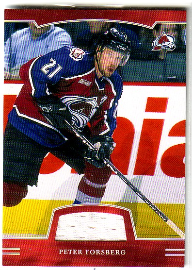 2002-03 BAP First Edition Jerseys #144 Peter Forsberg