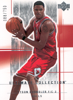 2003-04 Ultimate Collection #12 Tyson Chandler