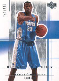 2003-04 Ultimate Collection #24 Marcus Camby
