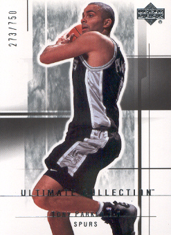 2003-04 Ultimate Collection #99 Tony Parker