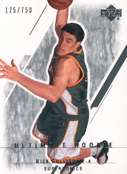 2003-04 Ultimate Collection #119 Nick Collison RC