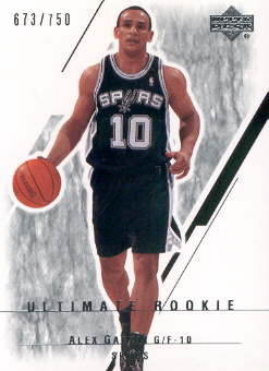 2003-04 Ultimate Collection #122 Alex Garcia RC