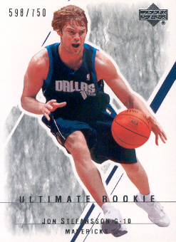 2003-04 Ultimate Collection #125 Jon Stefansson RC