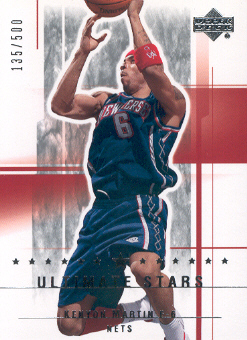 2003-04 Ultimate Collection #181 Kenyon Martin US