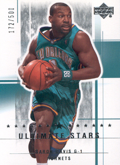 2003-04 Ultimate Collection #182 Baron Davis US