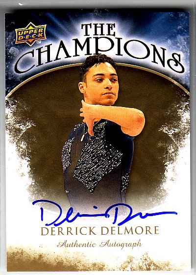 2009-10 Upper Deck The Champions Autographs Gold #CHDD Derrick Delmore