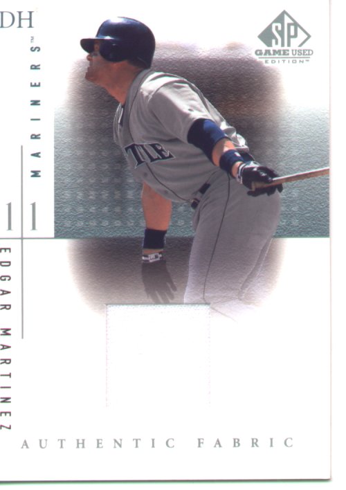 2001 SP Game Used Edition Jersey #Edgar Martinez, mint , $35.00