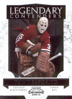 2010-11 Playoff Contenders Legendary Contenders #19 Tony Esposito