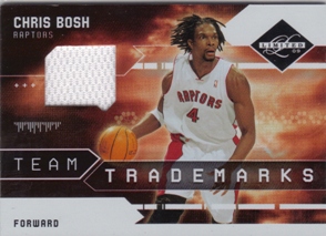 2009-10 Limited Team Trademarks Materials #4 Chris Bosh/99