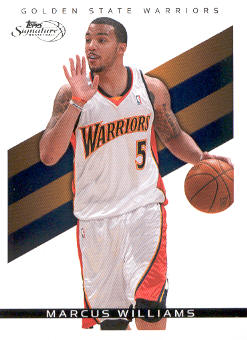 2008-09 Topps Signature #TSMW Marcus Williams