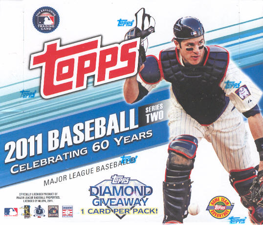 2011 Topps Series 2 MLB Baseball Trading Cards Jumbo Box