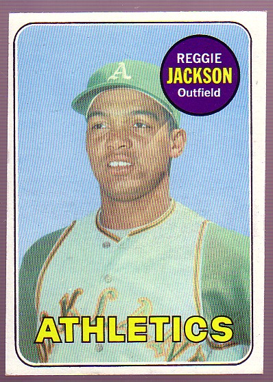 1969 Topps #260 Reggie Jackson RC