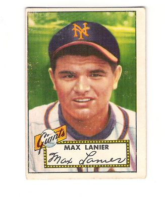 1952 Topps #101 Max Lanier front image
