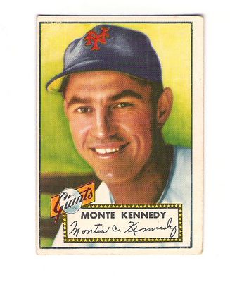1952 Topps #124 Monte Kennedy front image