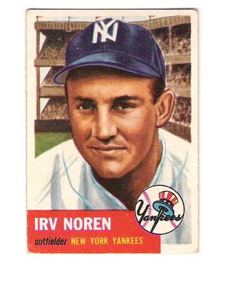 1953 Topps #35 Irv Noren DP