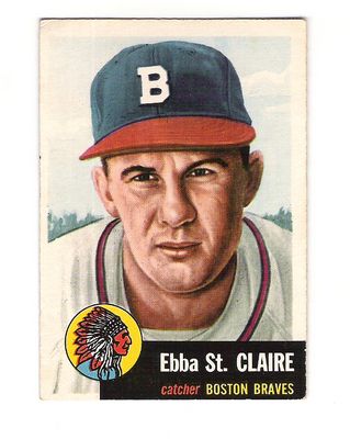 1953 Topps #91 Ebba St.Claire DP