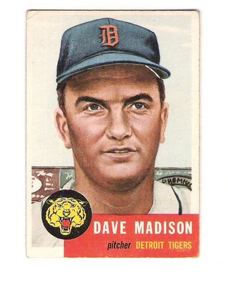 1953 Topps #99 Dave Madison