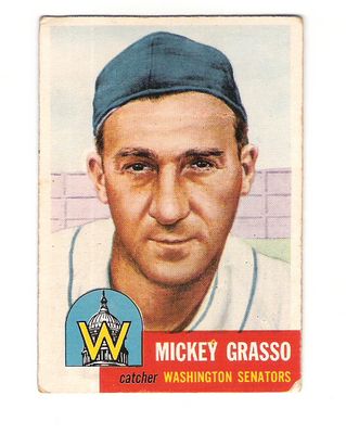 1953 Topps #148 Mickey Grasso