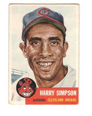 1953 Topps #150 Harry Simpson DP