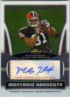 2010 Finest Moments Autographs #MH Montario Hardesty C