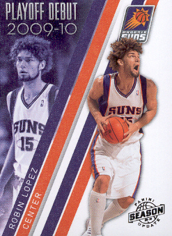 2009-10 Panini Season Update Playoff Debuts #3 Robin Lopez