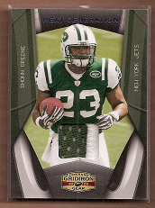 2009 Donruss Gridiron Gear Next Generation Jerseys Prime #29 Shonn Greene