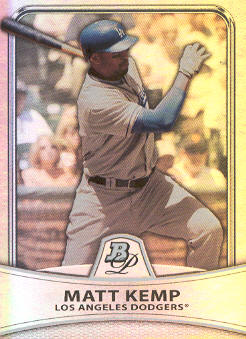 2010 Bowman Platinum Refractors #13 Matt Kemp