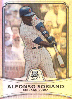 2010 Bowman Platinum Refractors #22 Alfonso Soriano
