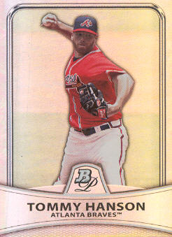 2010 Bowman Platinum Refractors #75 Tommy Hanson