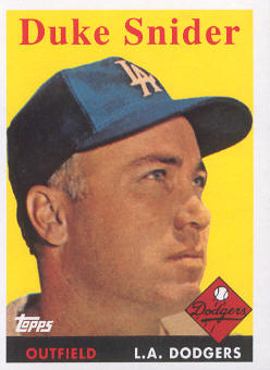 2010 Topps Cards Your Mom Threw Out #CMT65 Duke Snider