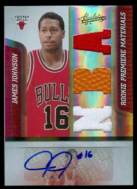 2009-10 Absolute Memorabilia #167 James Johnson JSY AU/349 RC