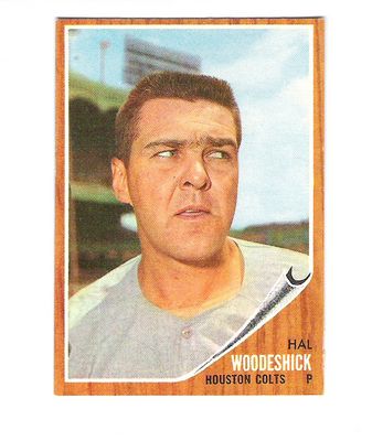 1962 Topps #526 Hal Woodeshick SP