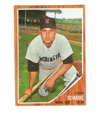 1962 Topps #529 John Schaive SP