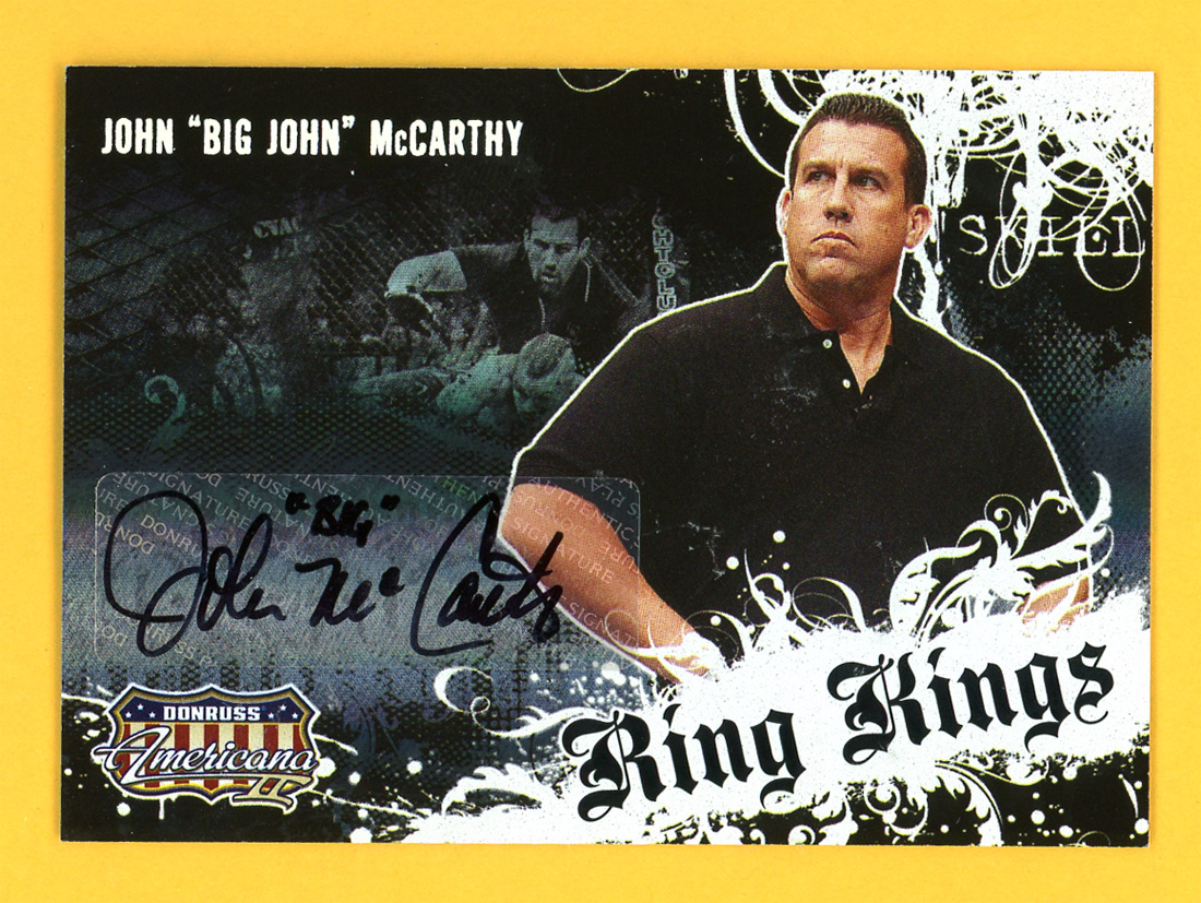2008 Americana II Ring Kings Signature #JM1 John McCarthy/390
